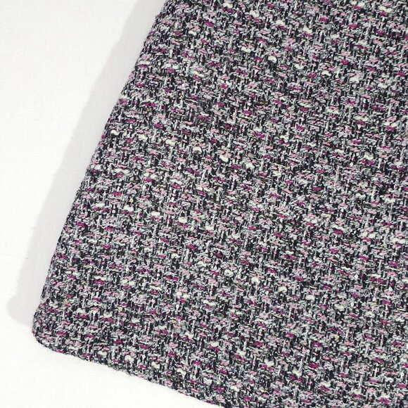 Zara Pink Tweed Mini Dress With Sleeveless Design Square Neckline READ ME - Picture 6 of 11